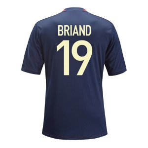 13-14 Olympique Lyonnais #19 Briand Away Black Jersey Shirt 13-14 Olympique Lyonnais #19 Briand Away Black Jersey Shirt