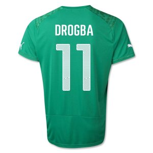 14-15 Ivory Coast Away DROGBA Soccer Jersey 14-15 Ivory Coast Away DROGBA Soccer Jersey