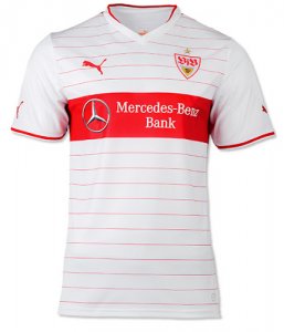 13-14 VfB Stuttgart Home White Jersey Shirt 13-14 VfB Stuttgart Home White Jersey Shirt