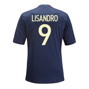 13-14 Olympique Lyonnais #9 Lisandro Away Black Jersey Shirt 13-14 Olympique Lyonnais #9 Lisandro Away Black Jersey Shirt